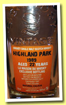 Highland Park 22 yo 1989/2012 (54.6%, Signatory for LMdW, sherry butt, cask #11897, 539 bottles)